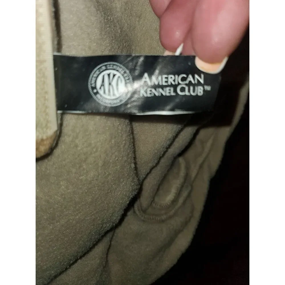 Dogs American Kennel Club Faux Fur Trim Coat Size L .